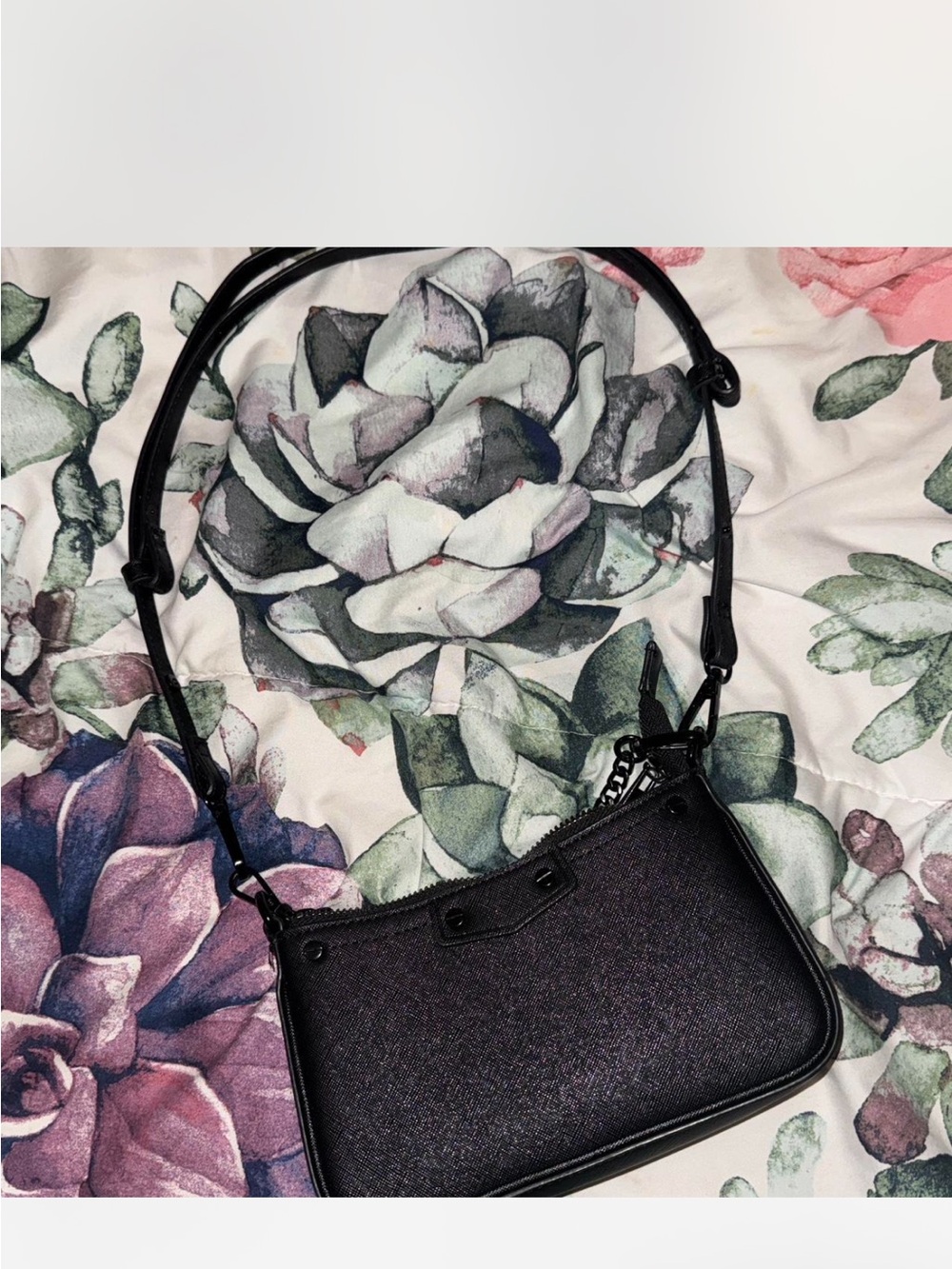 Also Black Women's Shoulder Bag - Sleek Everyday Style